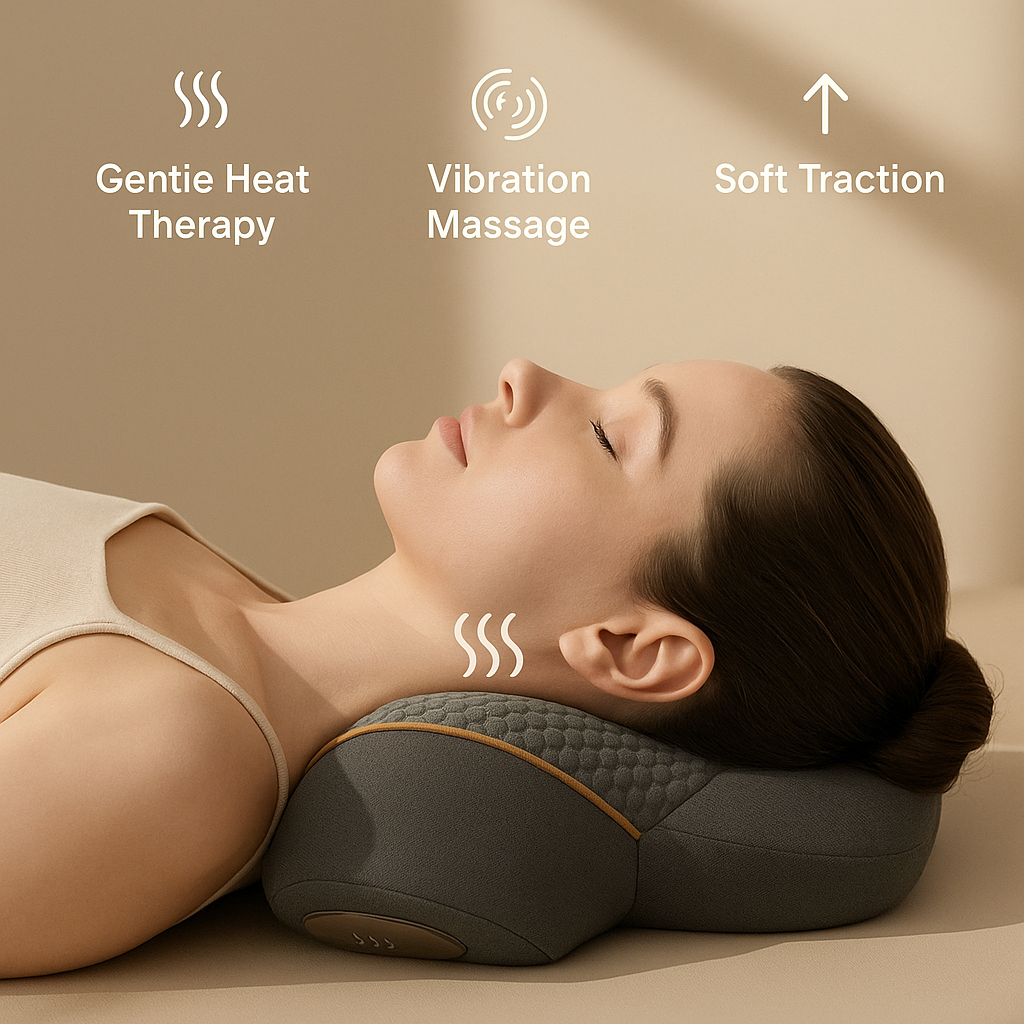 3-in-1 Neck Massager for Pain Relief – “Zafy Wellness™”
