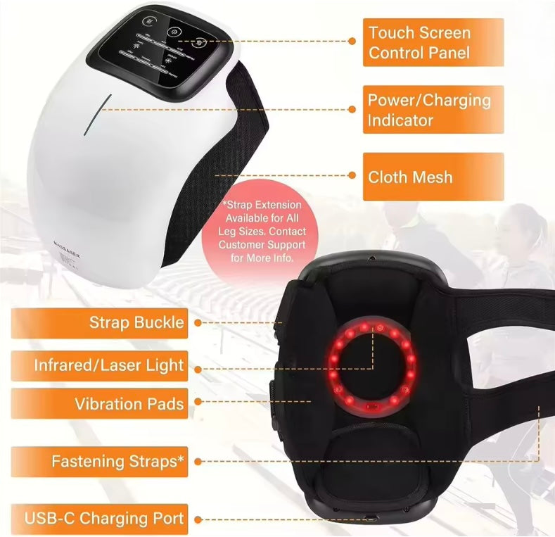 Zafy Wellness™ 4-in-1 Knee Massager