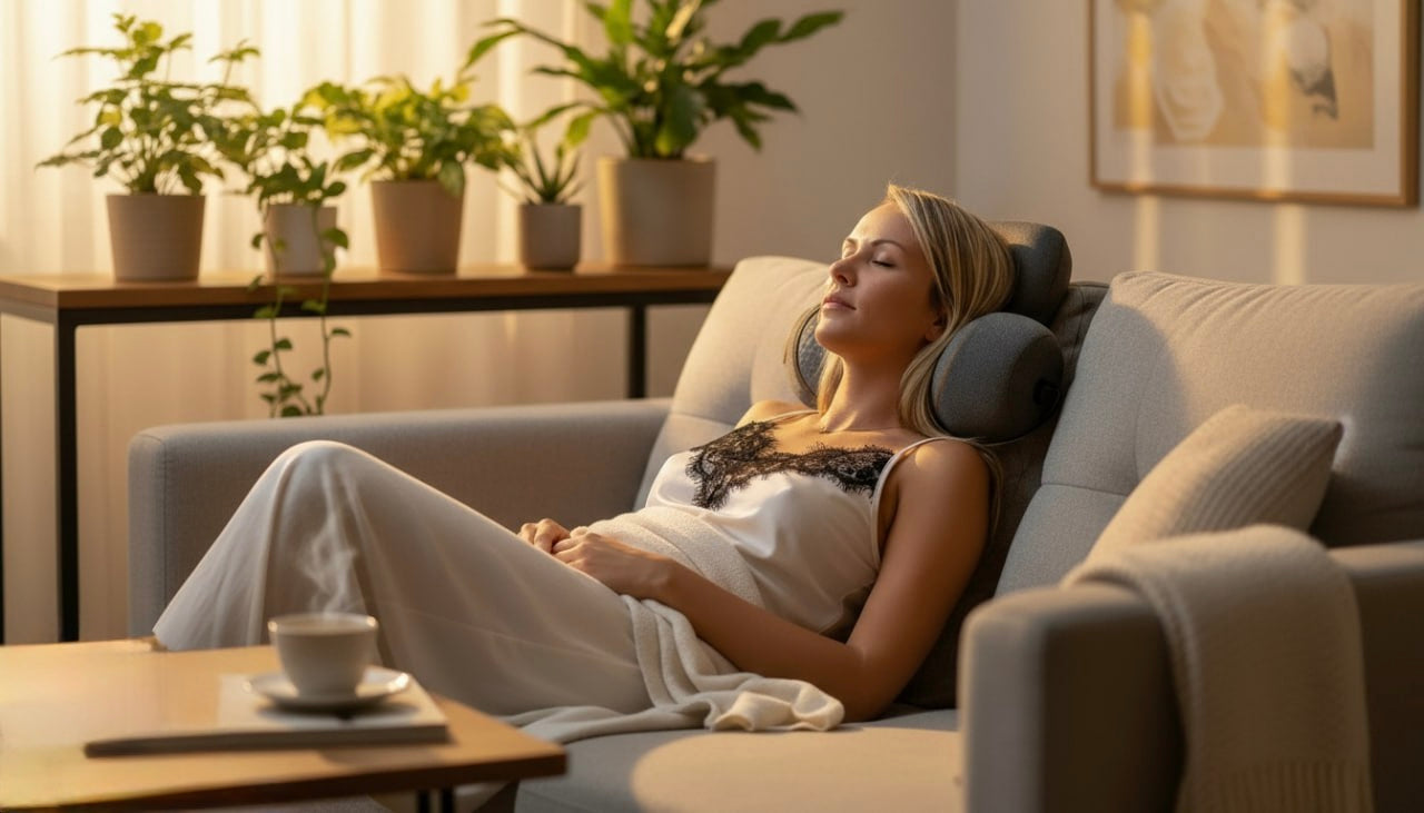 premium neck massager device for pain relief